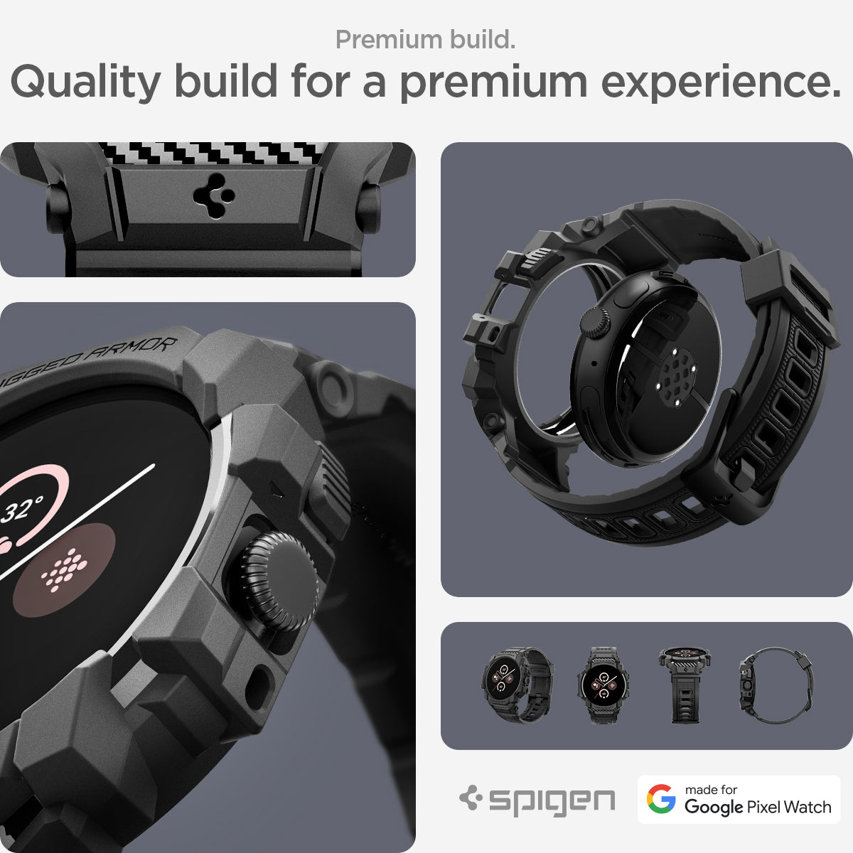 Pixel Watch Series - Rugged Armor Pro