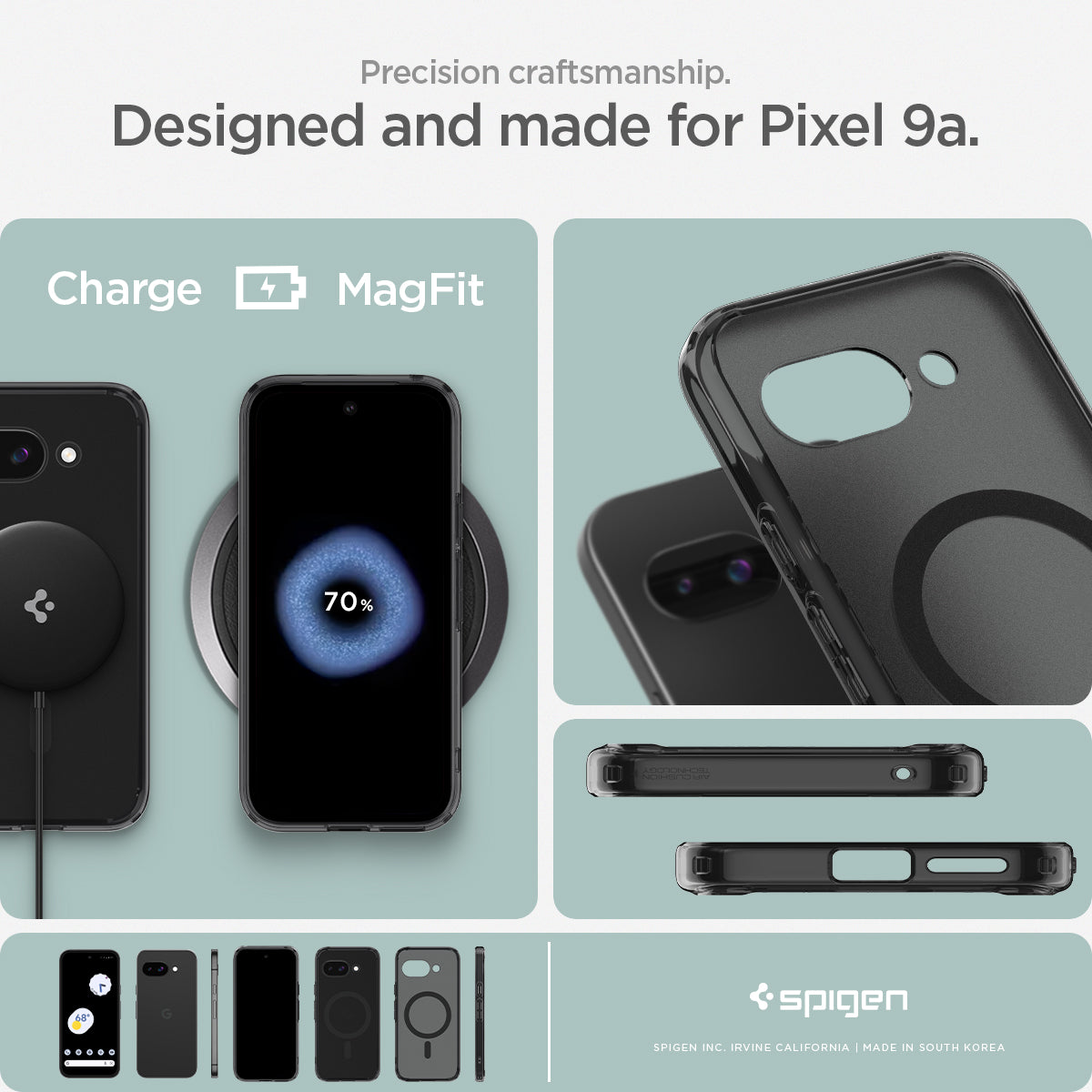 Pixel 9a Series - Ultra Hybrid Metal Ring (Mag Fit)