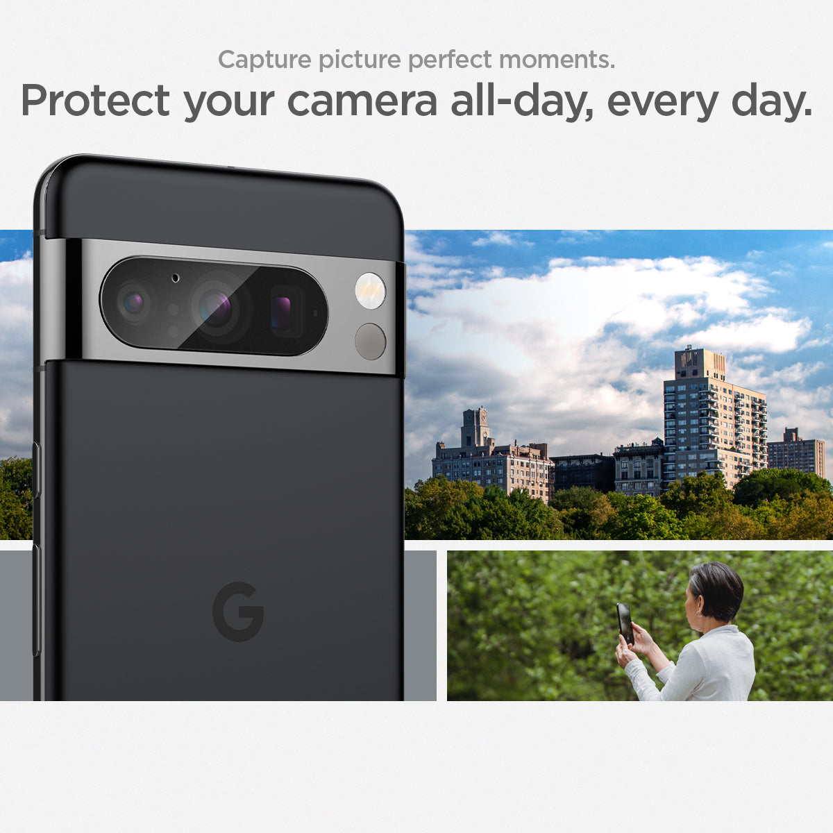 Pixel 8 Series - Optik EZ Fit Lens Protector