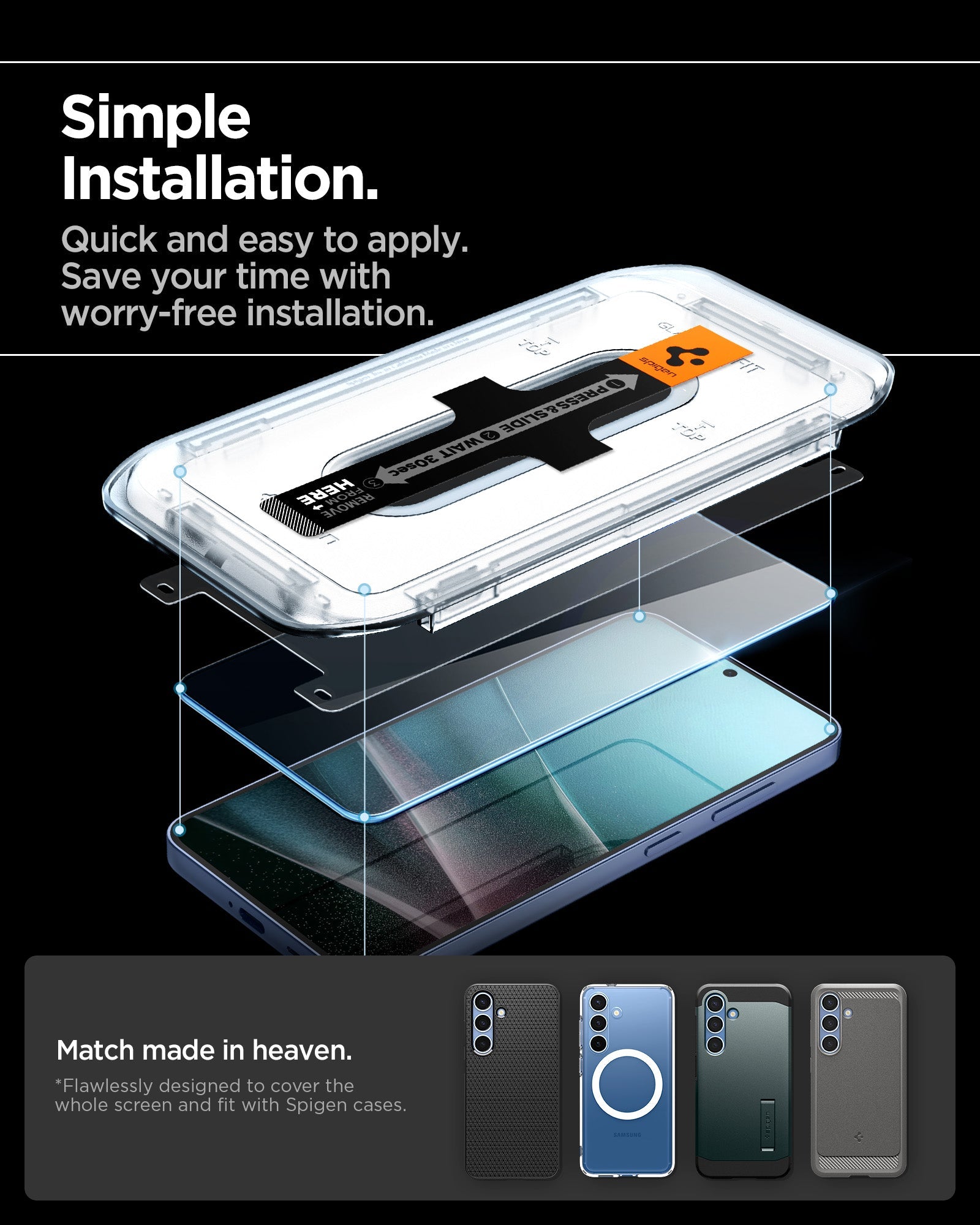 Galaxy S25 Series - GLAS.tR EZ Fit