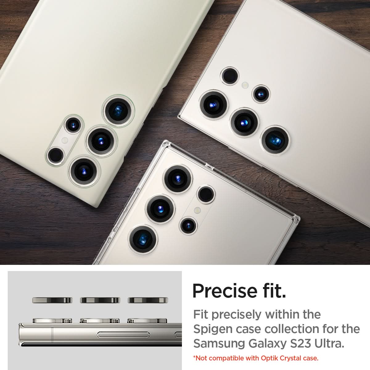 Galaxy S23 Series - Optik Pro EZ Fit Lens Protector