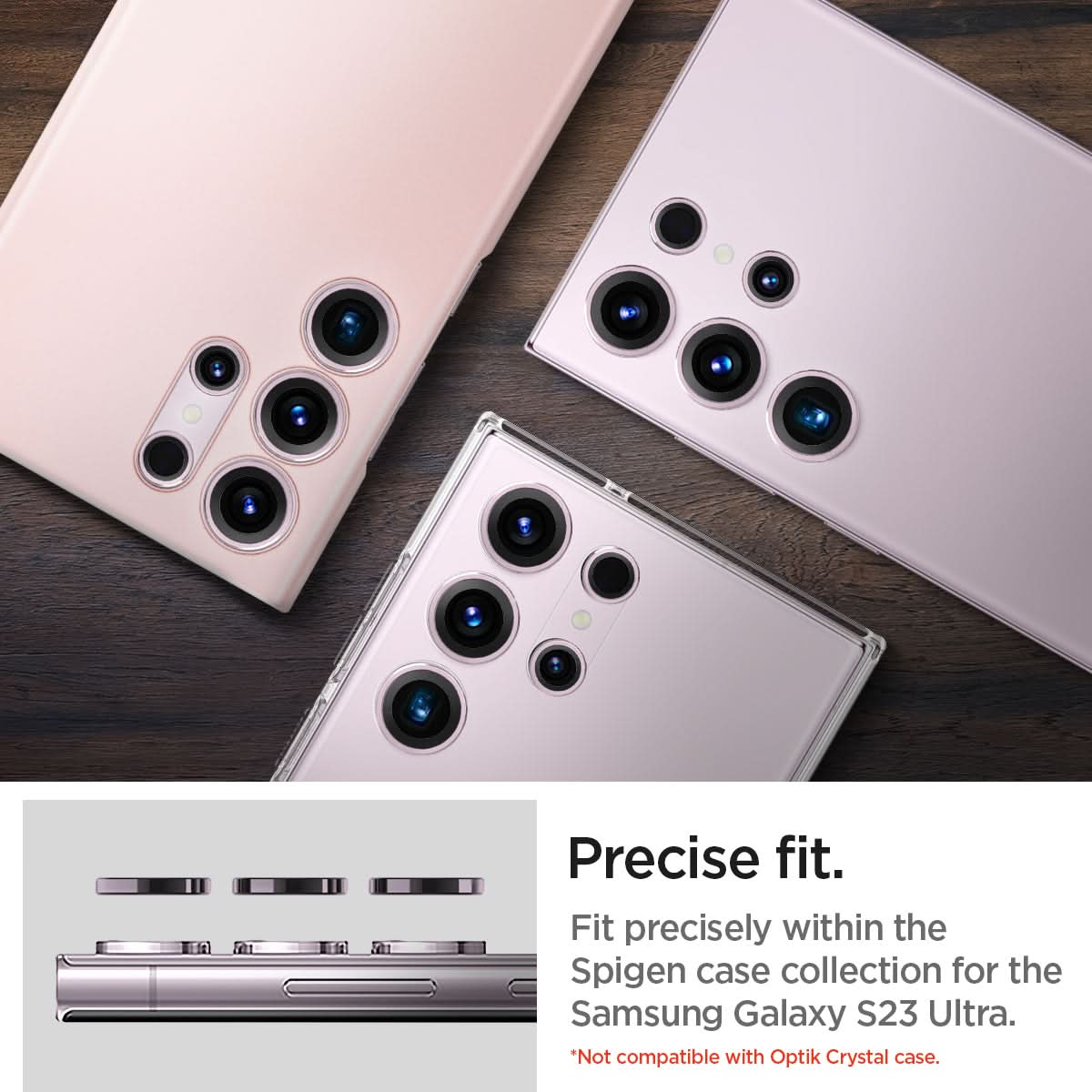 Galaxy S23 Series - Optik Pro EZ Fit Lens Protector