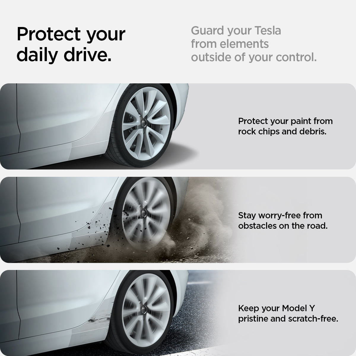 Tesla Series - Platinum Shield Fender