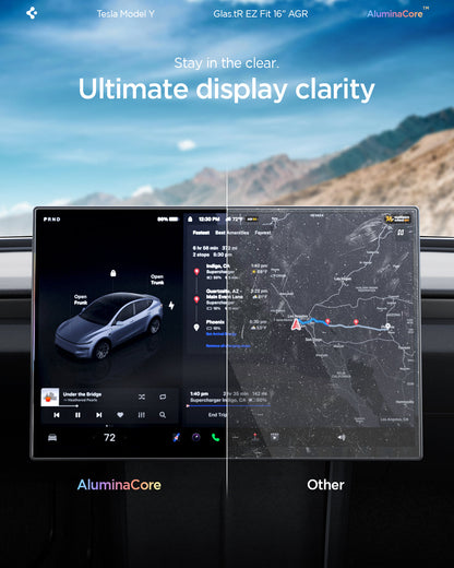 Tesla Series - Screen Protector GLAS.tR EZ Fit | Anti-Glare 16 inch