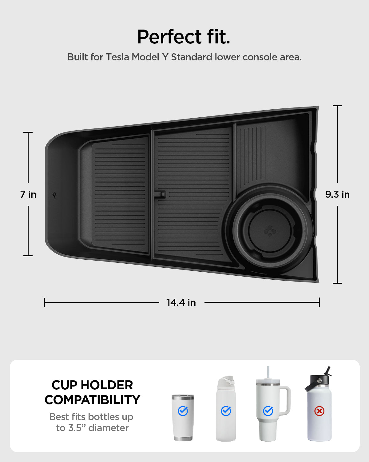 Tesla Series - Center Console Organizer | TO220LYS