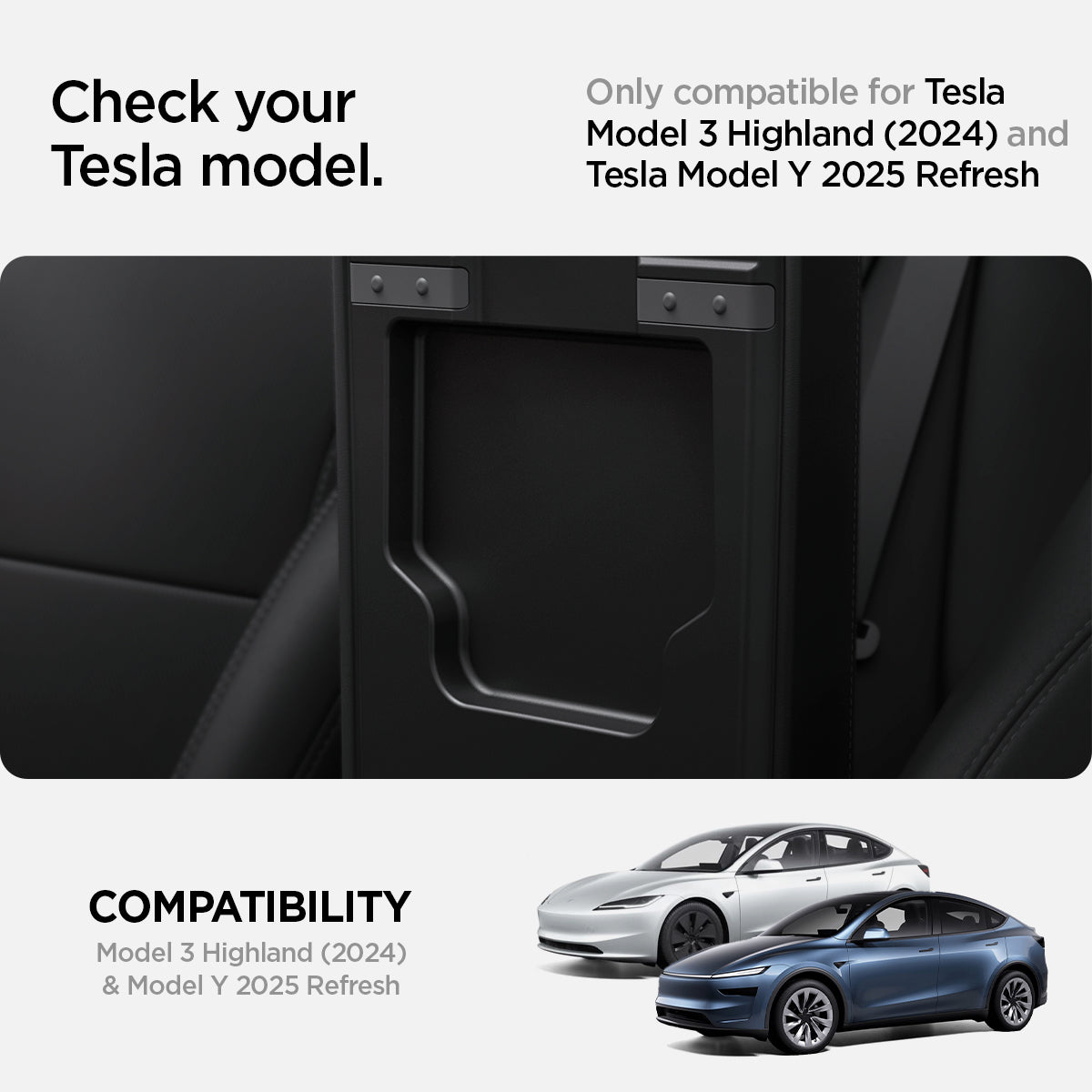 Tesla Series - Center Console Hidden Storage Box | TO221