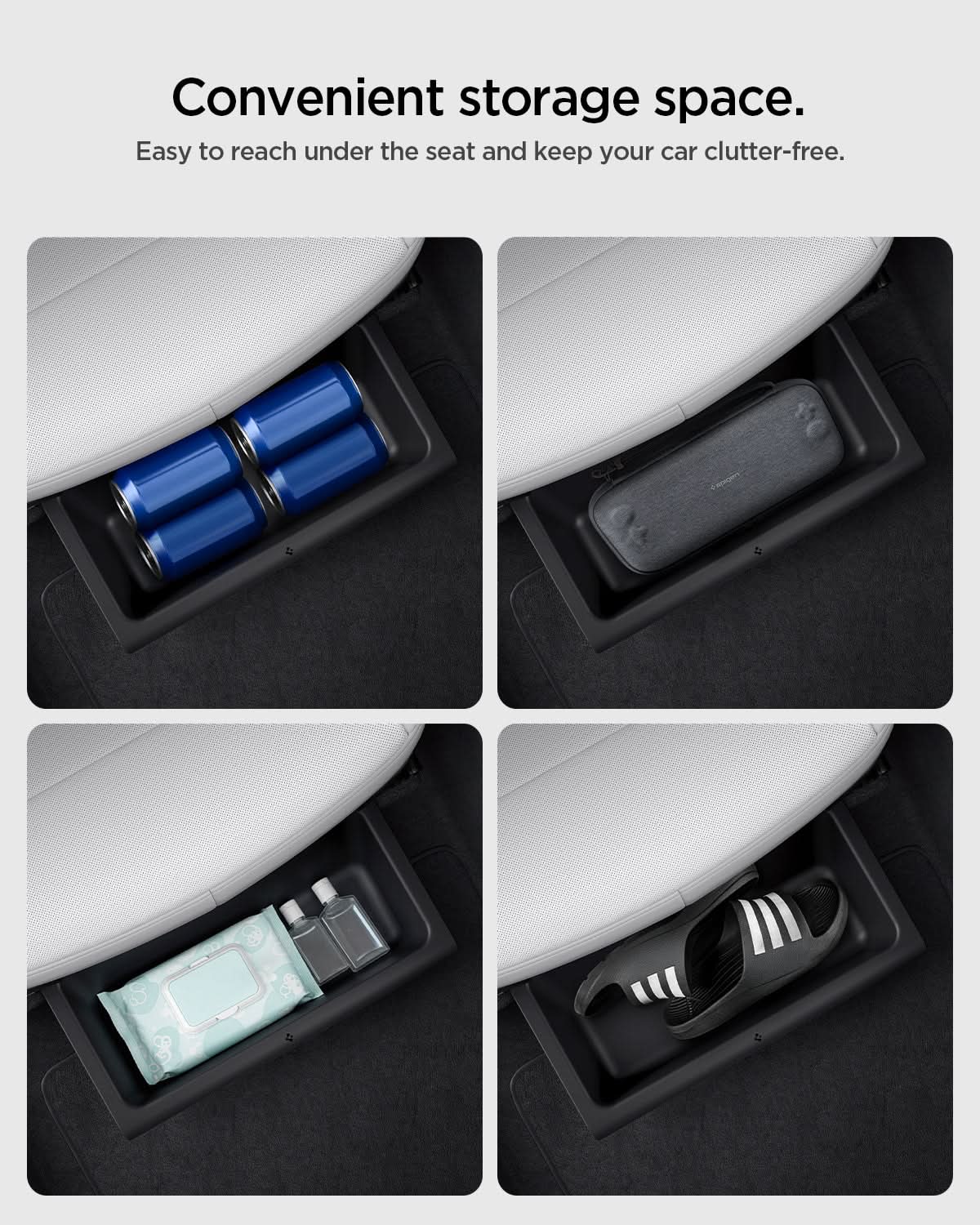 Tesla Series - Underseat Organizer Box | 2 Pack
