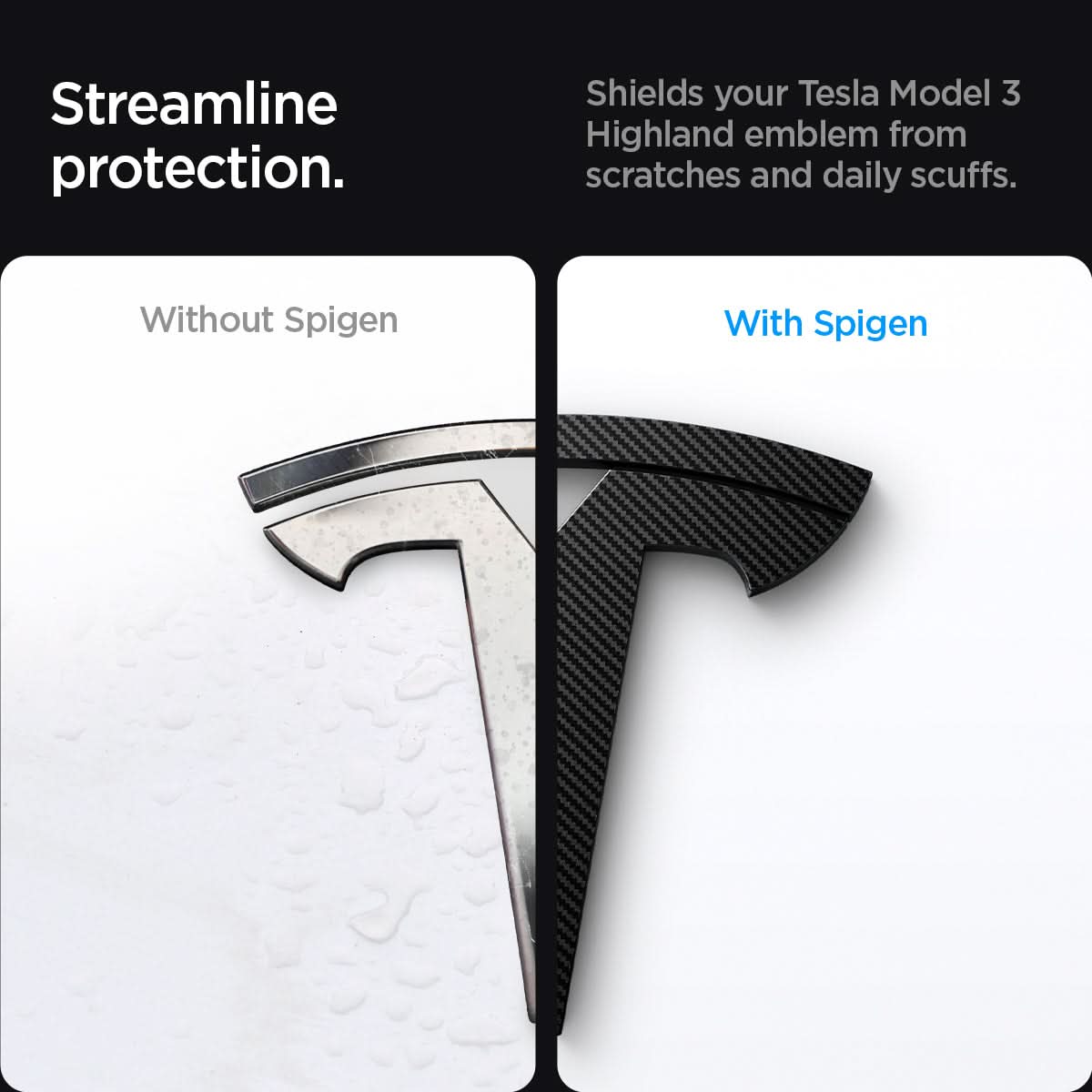 Tesla Series - Front Emblem Logo