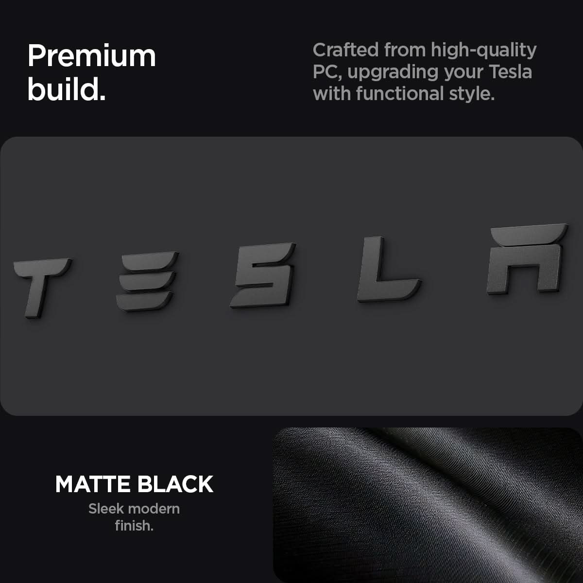 Tesla Series - Rear Emblem Logo Cover | TO322H