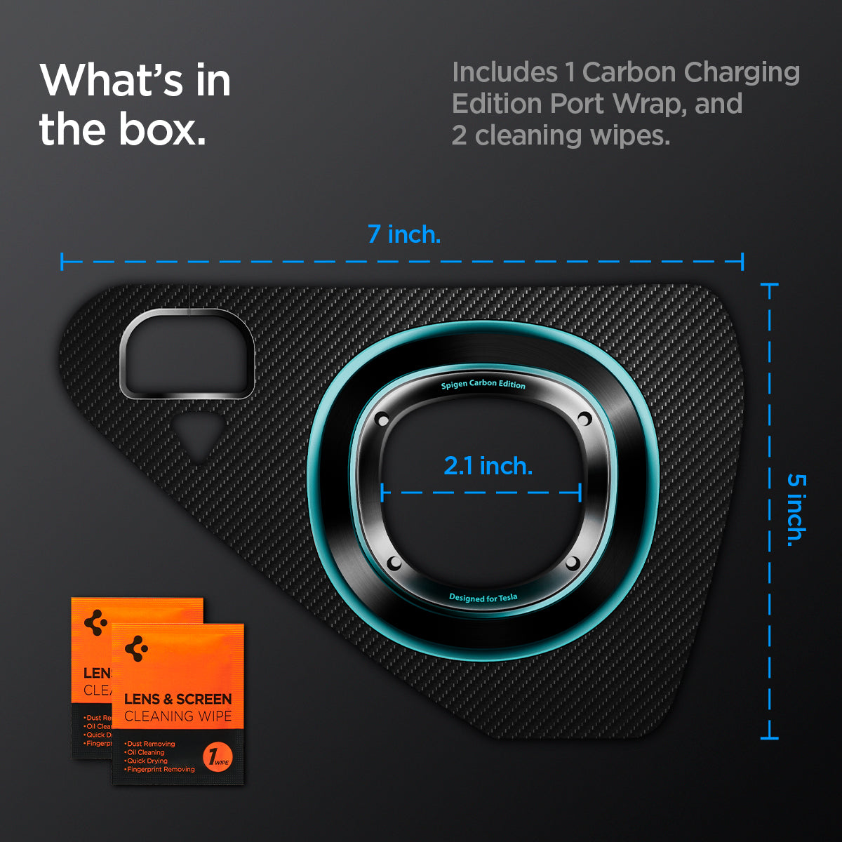 Tesla Series - Charging Port Inner Protective Film | TO420C
