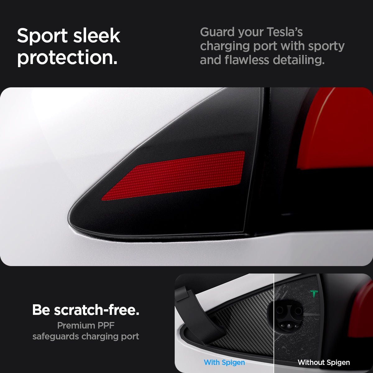 Tesla Series - Charging Port Protective Film
