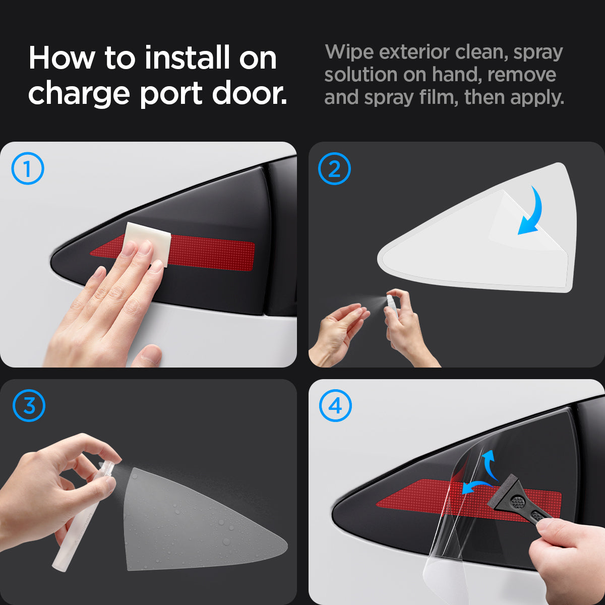 Tesla Series - Charging Port Protective Film